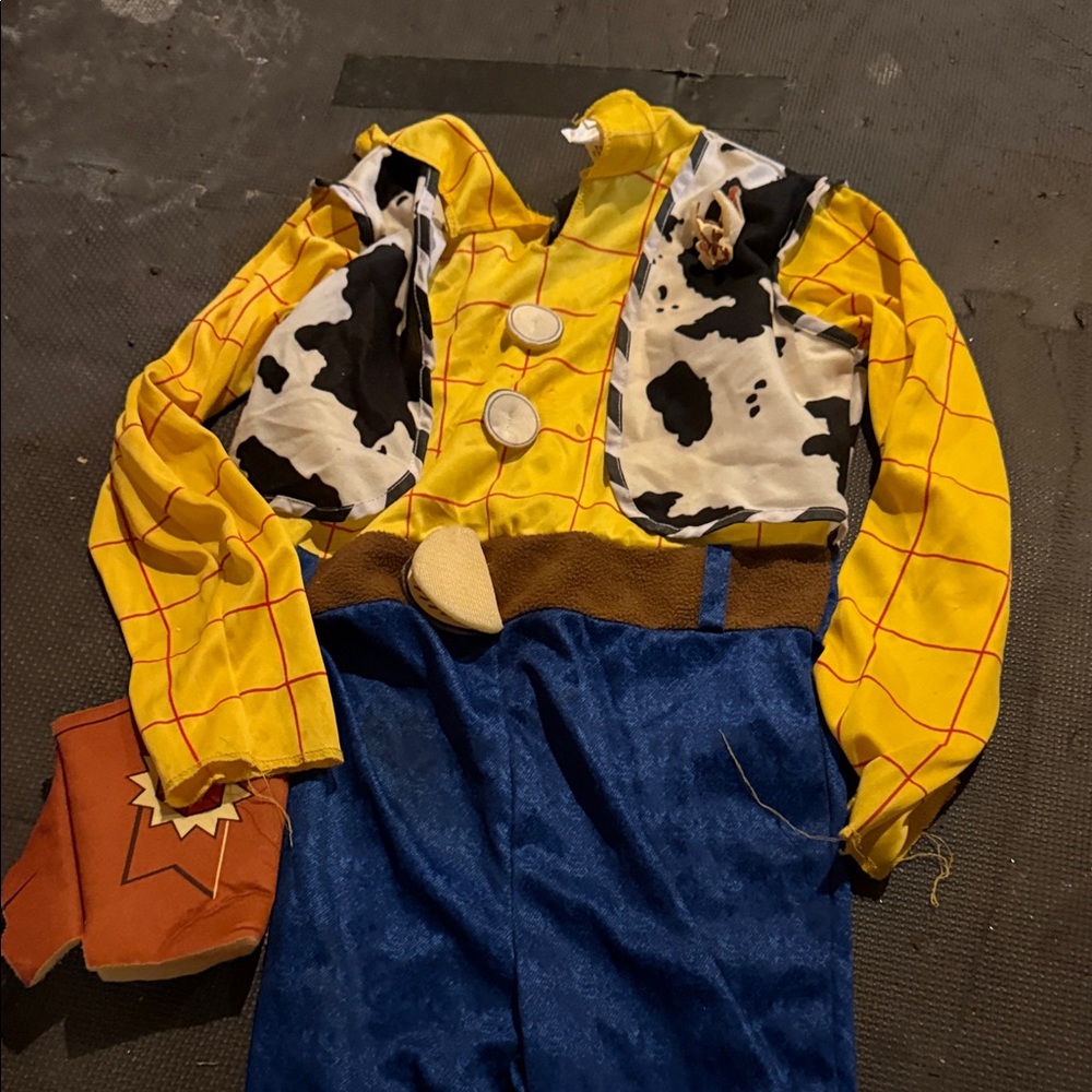 Toy Story Cowboy Costume with Yellow and Blue Outfit - Picture 3 of 4